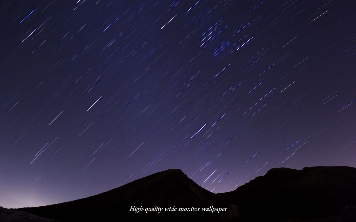 韓国岳とオリオンをモチーフにしました【1440×900】アスペクト比１６：１０のモニターに対応しています