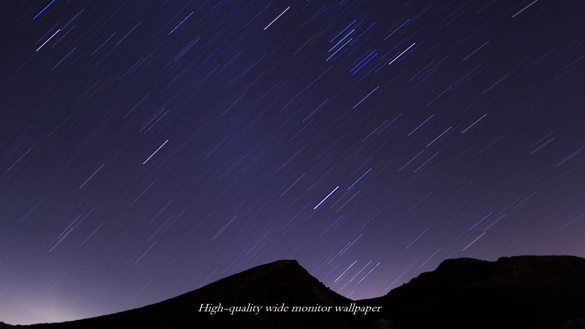 硫黄山で撮影したオリオン座をモチーフにしましたワイドモニター 19 1080 高画質壁紙 アスペクト比 １６ ９ 星景写真 長時間露光 Time Lapse 微速度撮影 夜間撮影 インターバル撮影